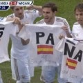 El 'Spanish Swansea' celebra los goles acordándose de España