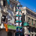 Los Castellers de Vilafranca hacen historia con un nuevo e inmenso 'castell' de gama extra: 'set de nou amb folre'