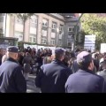 La Policía cerca el Hospital de la Princesa en el centro de Madrid para frenar una masiva protesta