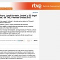 Comunicación de RTVE evita nombrar dos de sus Ondas a RNE, incluido el de 'Carne Cruda'