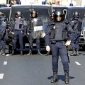 Interior despliega 1.300 antidisturbios en Madrid para neutralizar a los piquetes
