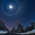 Un halo Lunar cuádruple sobre España