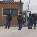 Batalla campal entre la Policía y los trabajadores de Navantia