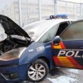 Cinco encapuchados atacan la comisaría de San Andrés en Murcia con artefactos incendiarios
