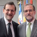 Piñera presenta a Rajoy a su doble chileno