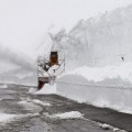 El puerto navarro de Belagua desaparece bajo 9 metros de nieve