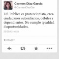 La concejal de Cultura de Marbella desprecia la educación pública en Twitter
