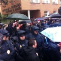 Cargas policiales por protestas en la Politécnica de Madrid