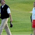 Los madrileños le pagaron más de 200 clases de golf a Aznar y su familia