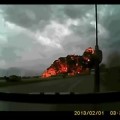 Espectacular video del accidente de un avión de carga en una base militar en Afganistán