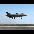 El espectacular despegue vertical del caza F-35B