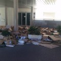Un piquete de limpiadoras frena la entrada de sustitutas ilegales al Hospital Miguel Servet de Zaragoza