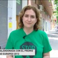 Ada Colau: "El PP hace el ridículo pidiendo que nos retiren el premio"