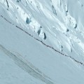 Una foto que evidencia el atasco que se forma cada año en el Everest