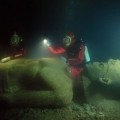 Dioses colosales bajo el agua en Egipto. (eng)