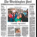 The Washington Post dedica su portada a las familias rotas por el paro en España