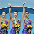 Oro para las mazas españolas de gimnasia rítmica en el Mundial de Kiev