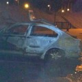Un guardia civil simula un atentado en Pamplona tras incendiarse su coche
