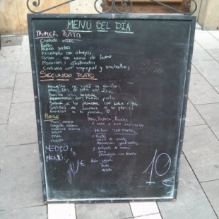El engaño del menú de 10€ que cuesta 15€ en Pamplona