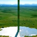 Una torre inflable solar de mil metros