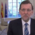 Rajoy lee sin mirar a cámara su mensaje de homenaje a la Constitución