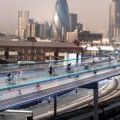 Londres planea construir decenas de “ciclovías” por encima del tren urbano