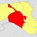 Mapa del Estado Islámico de Iraq y Siria tras su declaración de independencia el pasado 3 de Enero de 2014