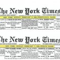 El New York Times ha mantenido un error en su portada todos los días desde hace más de un siglo  (ENG)