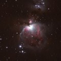 Zoom óptico real a la nebulosa de Orión