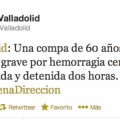 Una mujer de 60 años con hemorragia cerebral tras una agresión policial en Valladolid