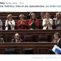 Cazadores de fakes: la foto de las diputadas del PP aplaudiendo a Gallardón