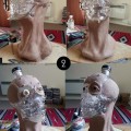 Artista forense reconstruye la cara de una botella de vodka [en]
