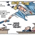 Nada puede fallar ya (Viñeta de Manel Fontdevila)