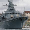 El buque insignia de la marina ucraniana se pasa a Rusia