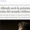 El Mundo confunde a la senadora Isabel Allende con la escritora del mismo nombre