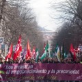 Miles de personas reciben al Global Forum Spain en Bilbao en una manifestación con cargas y disturbios
