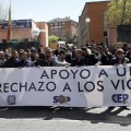 Los antidisturbios piden la dimisión de sus jefes cortando la calle y sin autorización de Cifuentes
