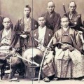 Fotografías clásicas de guerreros samurái