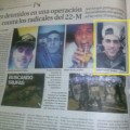 Demanda a La Razón por publicar una foto equivocada de los detenidos por el 22-M