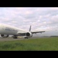Así aterriza un Airbus A350 en menos de 500 metros