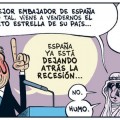 El rey en Bahrein (Viñeta de Vergara)