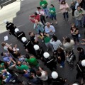 Los antidisturbios se niegan a cargar y la PAH evita el desahucio de Javalí Nuevo ( Murcia)