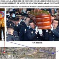 Rajoy, en un mitin a cinco minutos del funeral del policía asesinado en Málaga, y no asistió al acto