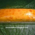 Brazo de gitano de crema y yema