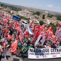 "Nada que celebrar": Impresionante manifestación contra Cospedal en Toledo, en el Día de Castilla-La Mancha