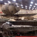 Primeras imágenes de la construcción del Halcón Milenario para Star Wars: Episodio VII