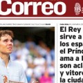 'El Correo de Andalucía' fascina con un titular ultracortesano sobre el rey y el príncipe