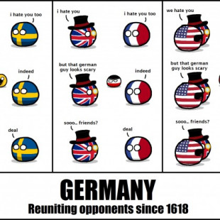 Alemania haciendo amistades