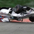 Espectacular choque de  Felipe Massa en el Gran Premio de Alemania