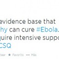 La OMS alerta en Twitter de que “no hay ninguna prueba de que la homeopatía pueda curar el ébola”
